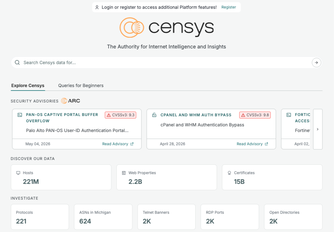 Censys Platform 117
